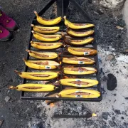 Schoggi-Bananen am Lagerfeuer – 25. April 2018 (Monika Deuber)
