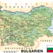 Bulgarien-Landkarte (Jürg-Markus Meier)